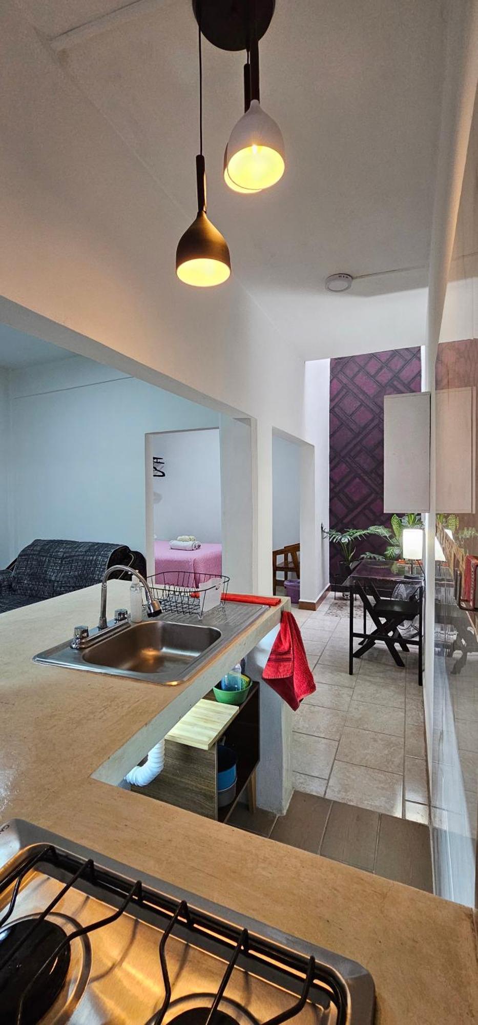 Depa Purpura Caracol Apartment San Antonio de la Cal Luaran gambar