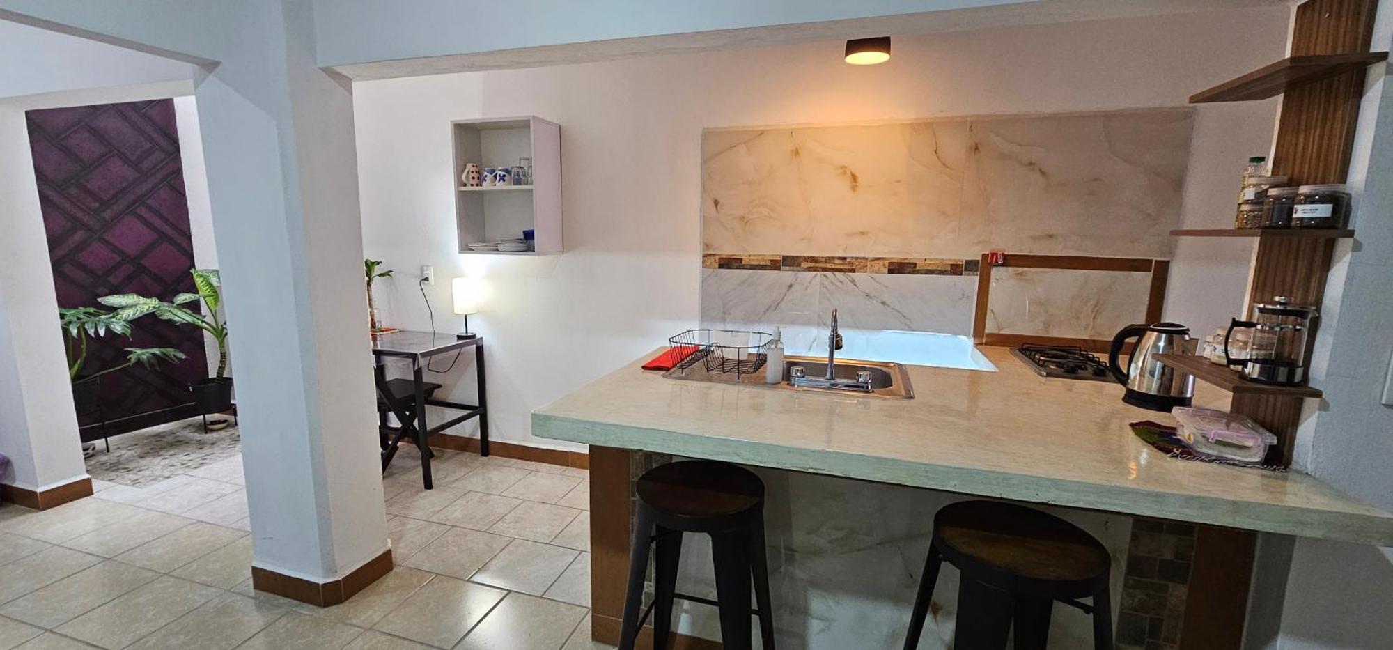 Depa Purpura Caracol Apartment San Antonio de la Cal Luaran gambar