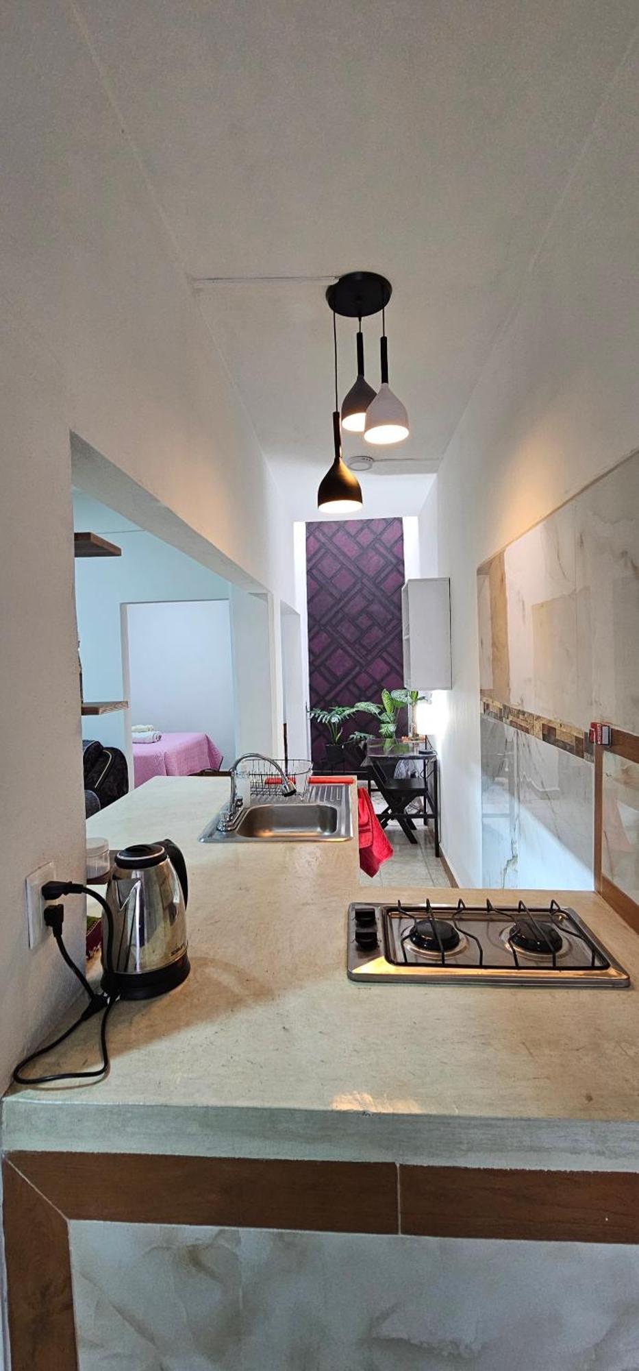 Depa Purpura Caracol Apartment San Antonio de la Cal Luaran gambar