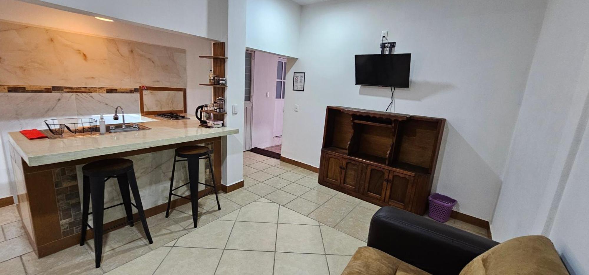 Depa Purpura Caracol Apartment San Antonio de la Cal Luaran gambar
