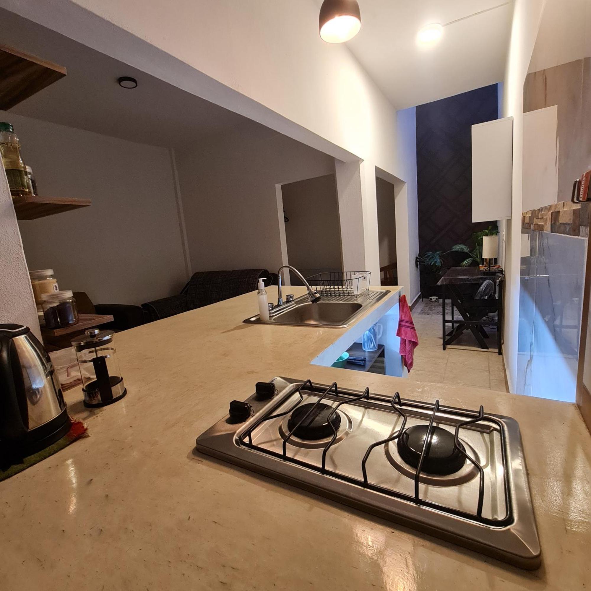 Depa Purpura Caracol Apartment San Antonio de la Cal Luaran gambar
